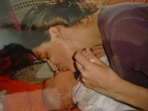 30 mars 2006. Bizoux. On ne le voit pas mais les sanglots m'étouffaient !